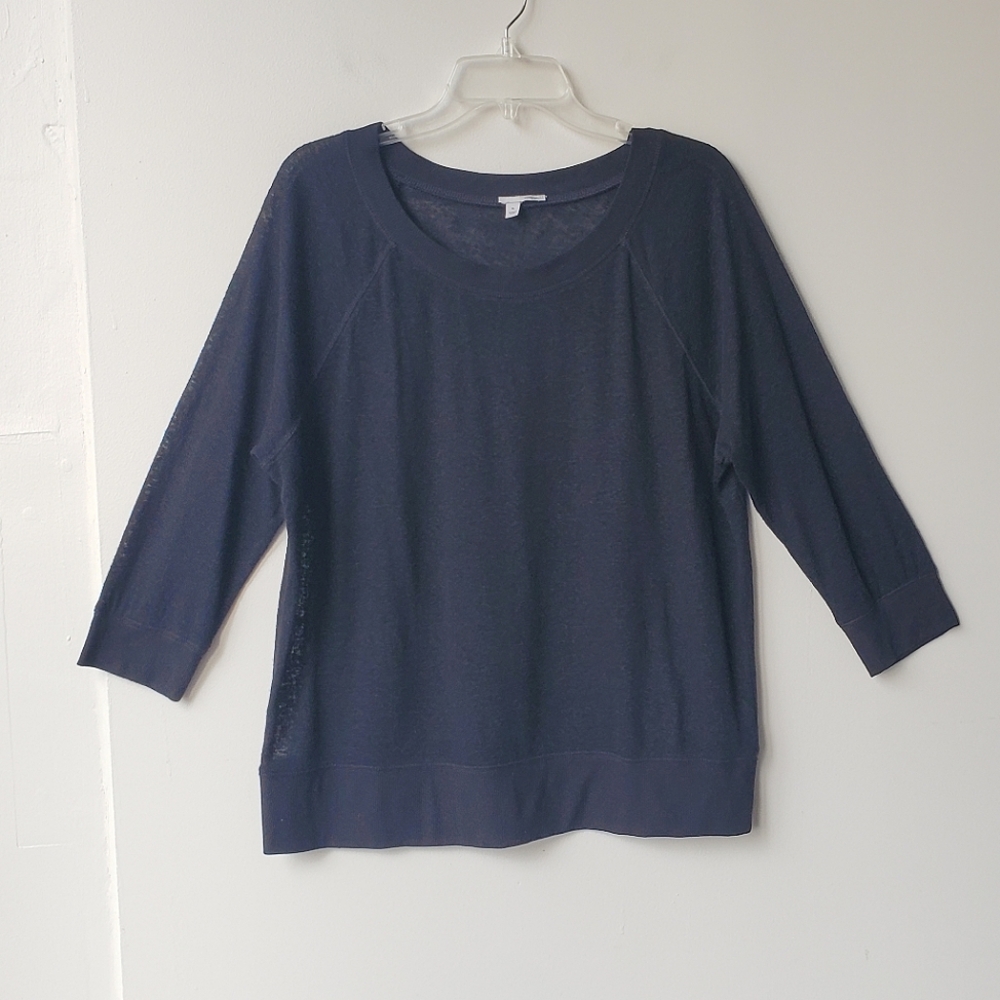 Halogen Semi Sheer Top